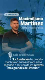 🎙️ En este primer recorte de nuestro ciclo de entrevistas conversamos con Maximiliano Martínez, líder de Operaciones Clínicas de Fundación Scherbovsky, sobre el crecimiento del centro y la evolución de la investigación clínica en la región.

Maximiliano comparte su recorrido dentro de la Fundación y cómo el trabajo con estándares internacionales permitió posicionarnos como uno de los centros de referencia del interior del país.

👉 Mirá la entrevista completa en nuestro canal de YouTube.