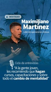 🎙️ ¿Qué consejo le darías a alguien que quiere iniciarse en investigación clínica?

Maximiliano Martínez, líder de Operaciones Clínicas de Fundación Scherbovsky, nos cuenta la importancia de la capacitación constante, la proactividad y el cambio de mentalidad necesario para formar parte de una industria que trabaja bajo estándares internacionales y tiene un impacto real en la vida de los pacientes.

👉 Mirá la entrevista completa en nuestro canal de YouTube.